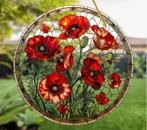Raamhanger klaproos, Tuin en Terras, Tuinwanddecoratie, Verzenden, Nieuw
