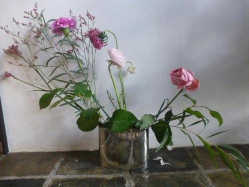 Zweeds Design Silverplated ovale Vaas/ SKANDIA SILVER, Antiek en Kunst, Antiek | Vazen, Verzenden
