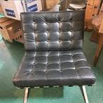 Barcelona chair reproductie / Brocante Het Kroontje, Huis en Inrichting, Stoelen, Ophalen, Gebruikt, Eén