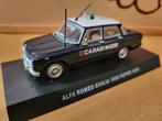 De Agostini Alfa Romeo Giulia 1600 super Carabinieri 1970, Hobby en Vrije tijd, Modelauto's | 1:43, Ophalen of Verzenden, Zo goed als nieuw