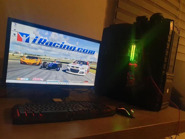 I5 6500/GTX 1070 8GB/1256Gb SSD/24inch/Setup/32Gbram RGB, Computers en Software, Desktop Pc's, Zo goed als nieuw, 4 Ghz of meer