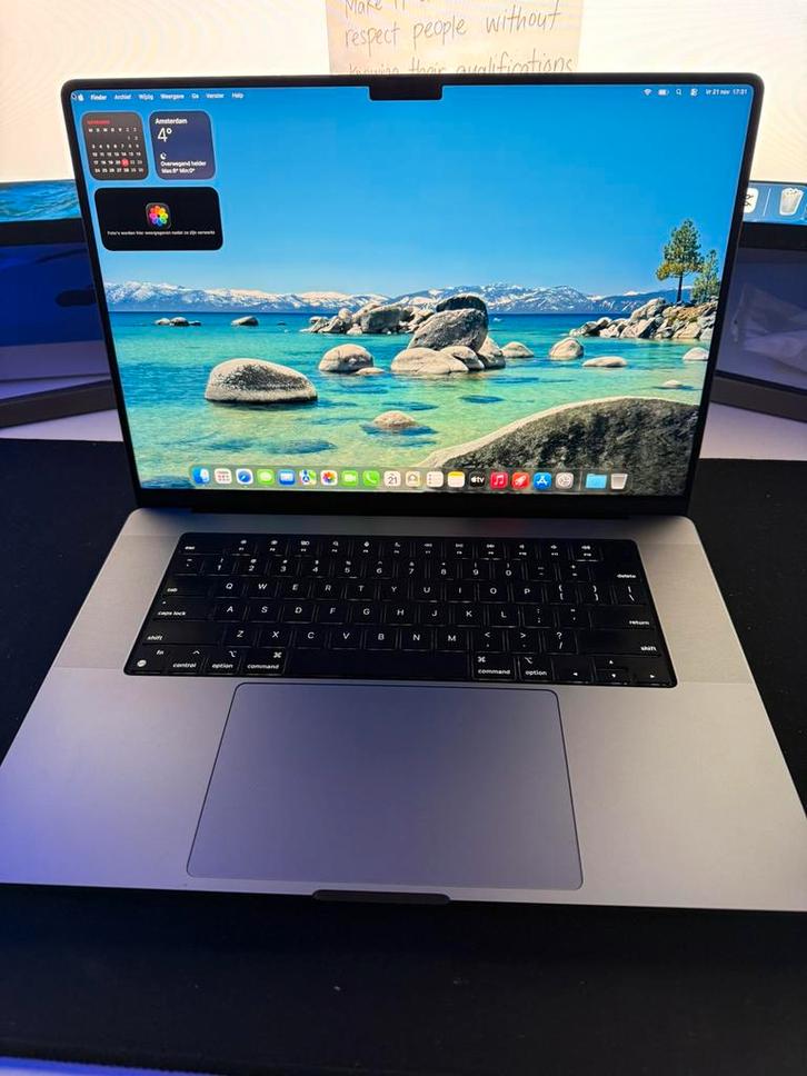 MacBook Pro 16-inch (2021)M1 Pro 16GB RAM–512GB Space Grey, Computers en Software, Apple Macbooks, Zo goed als nieuw, MacBook Pro