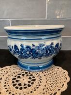 Bloempot Delfts Blauw (151025), Rond, Ophalen of Verzenden, Aardewerk, Minder dan 40 cm