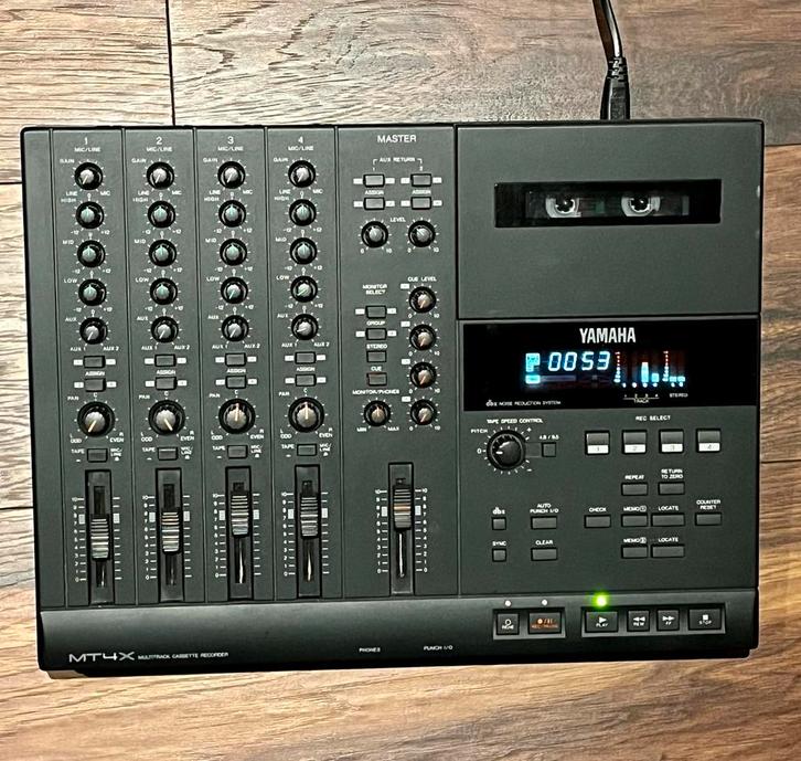 Yamaha MT4X 4-sporen cassette, Audio, Tv en Foto, Cassettedecks, Overige merken, Tape counter, Ophalen of Verzenden