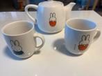 Nijntje Theeservies - Theepot & 2 Mokken, Huis en Inrichting, Keuken | Servies, Ophalen, Keramiek, Zo goed als nieuw, Overige stijlen