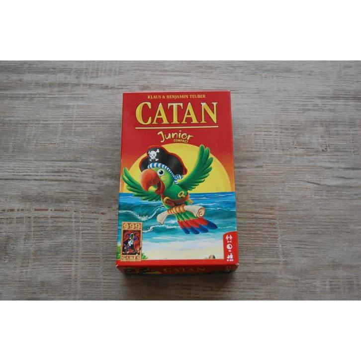 Catan junior, nieuwstaat, Hobby en Vrije tijd, Gezelschapsspellen | Bordspellen, Zo goed als nieuw, Ophalen of Verzenden