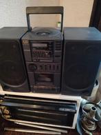 Akai Mita Stereo Installatie met CD, Cassette en Radio, Gebruikt, Cd-speler, Microset, Ophalen of Verzenden