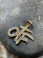 14k Gouden OTF Hanger met zirkonia, Overige voorstellingen, Nieuw, Ophalen of Verzenden, Goud