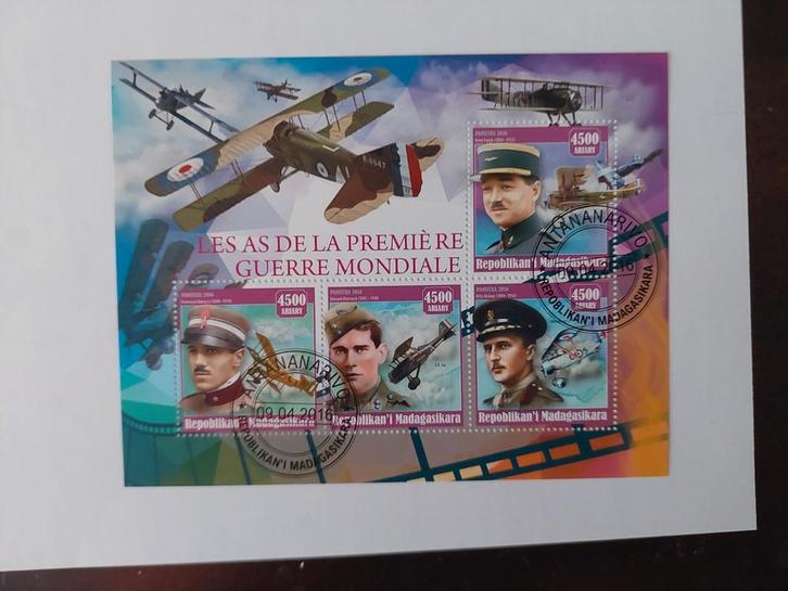 190 Motief, Vliegtuig, Vliegtuigen, Postzegels en Munten, Postzegels | Thematische zegels, Ophalen of Verzenden