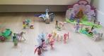Playmobil fairies pakket 6 sets + ext. poppetjes en paarden, Gebruikt, Ophalen of Verzenden, Los playmobil