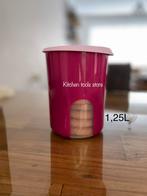Tupperware 1,25l beschuit rijstwafels bewaardoos voorraadbus, Ophalen of Verzenden, Nieuw, Bus of Trommel