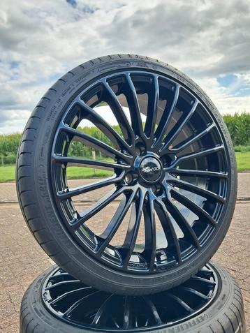 Zwarte 17 inch 4x100 Velgenset VW Up Skoda Citigo Seat Mii beschikbaar voor biedingen