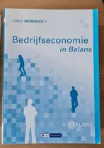 Bedrijfseconomie in balans Havo werk & Theorie boek 1, Ophalen of Verzenden, Gelezen