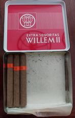 oude Willem II sigaren in blikje, Ophalen of Verzenden, Gebruikt, Tabaksdoos of Verpakking
