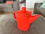 Oranje theepot met deksel, Ophalen of Verzenden