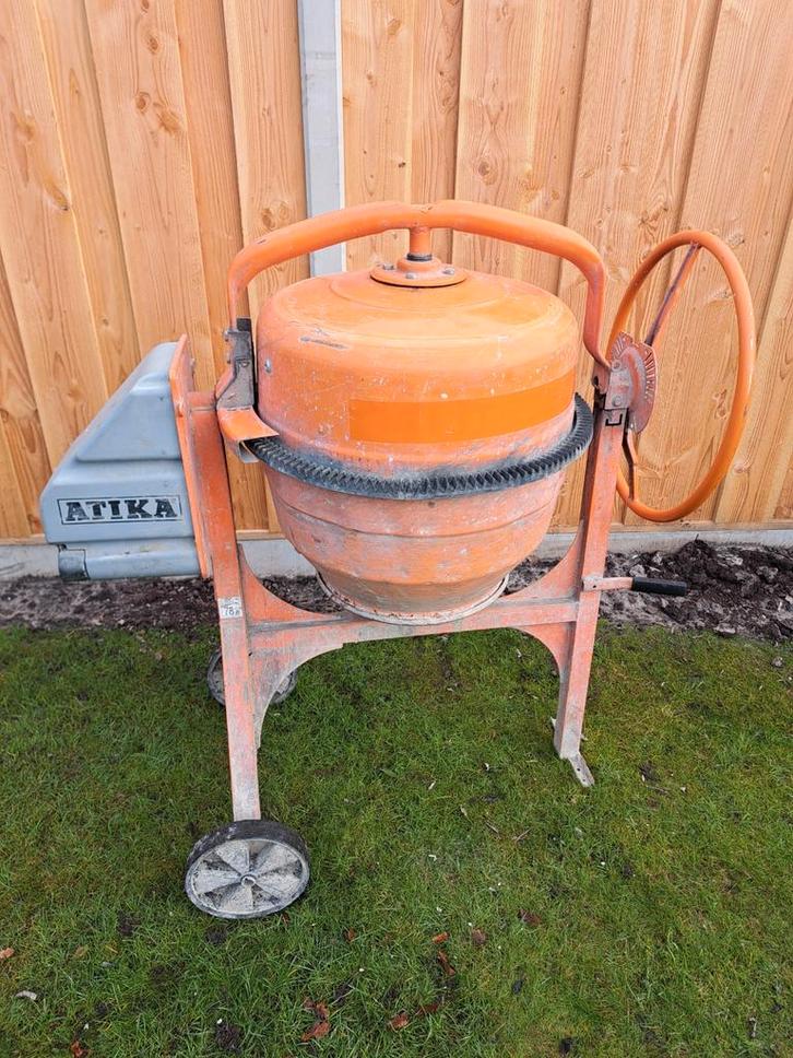 Nette betonmolen Atika Profi 145S - 145Liter, Doe-het-zelf en Verbouw, Betonmolens, Zo goed als nieuw, Ophalen