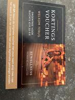 Sauna bon, Tickets en Kaartjes, Twee personen, Cadeaubon, Spa of Sauna
