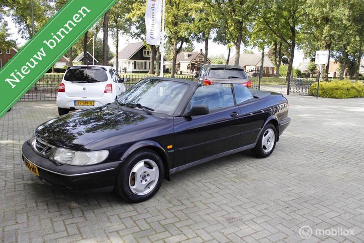 Saab 900 Cabrio 2.3 SE, zeer nette staat, Auto's, Saab, Bedrijf, Te koop, Saab 900, ABS, Airbags, Centrale vergrendeling, Elektrische buitenspiegels
