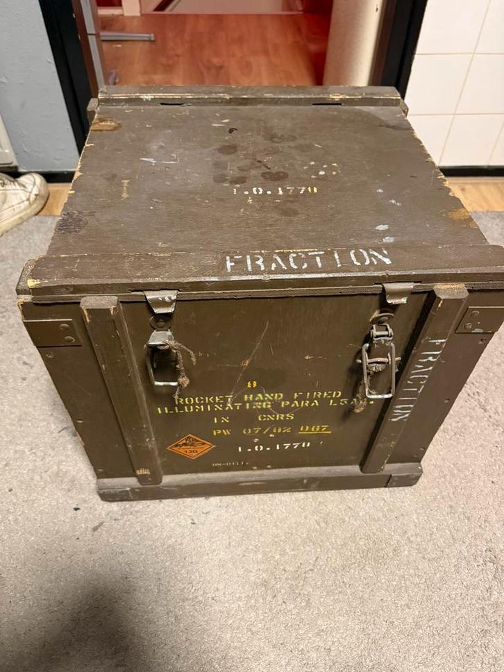 Kist uit het leger, Verzamelen, Militaria | Algemeen, Landmacht, Kist of Geocache, Nederland, Ophalen