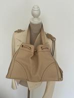 Mulberry Poppy medium leren biker tas ORIGINEEL, Verzenden, Zo goed als nieuw, Beige, Handtas