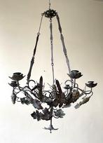 Unieke Oogstlamp Hanglamp Lamp voor kaarsen Frans antiek, Antiek en Kunst, Ophalen of Verzenden