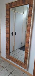 houten spiegel 195x95, Huis en Inrichting, Woonaccessoires | Spiegels, Ophalen, Rechthoekig, Minder dan 100 cm