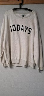 10 Day's sweater grijs logo Maat 2x Xl, Kleding | Dames, Maat 46/48 (XL) of groter, 10days, Ophalen of Verzenden, Zo goed als nieuw