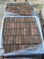 TE KOOP 12 M2 STRAKKE GEBAKKEN KLINKERS 7-DUIMERS, Tuin en Terras, Ophalen, Gebruikt, Keramiek, Klinkers