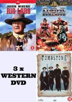 3 x WESTERN Klassiekers op DVD / John Wayne James Coburn, Cd's en Dvd's, Actie en Avontuur, 1960 tot 1980, Ophalen of Verzenden