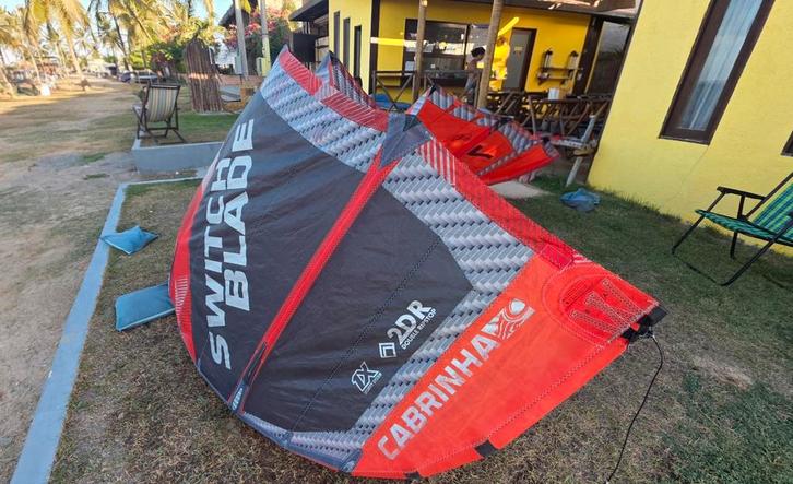 Kite Cabrinha Switchblade 7m 2015 + tas, Watersport en Boten, Kitesurfen, Gebruikt, Kite, Geen board, Ophalen of Verzenden