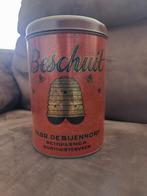 Beschuitbus fabr.de Bijenkorf, Verzamelen, Blikken, Ophalen of Verzenden, Gebruikt, Beschuit, Overige merken