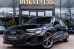 Audi A3 Sportback 45 TFSI e S-Line|CARPLAY|ACC|MATRIX|18'', Gebruikt, 4 cilinders, Leder en Stof, Zwart