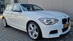 BMW 1-Serie 118I 125KW 5DR Aut8 2012 Wit, Auto's, 65 €/maand, Achterwielaandrijving, Zwart, 4 cilinders