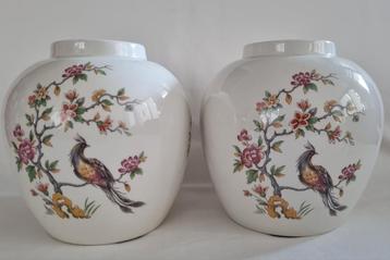 Schitterende Burleigh Ironstone Staffordshire vazen  beschikbaar voor biedingen