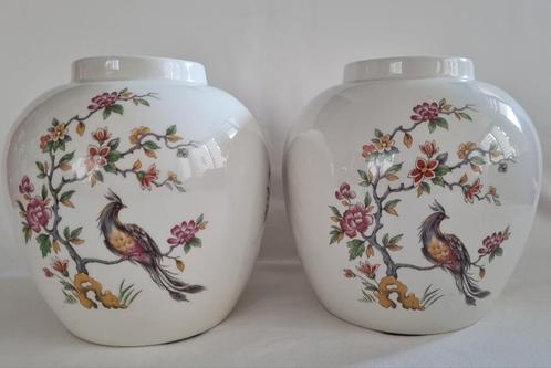 Schitterende Burleigh Ironstone Staffordshire vazen, Antiek en Kunst, Antiek | Vazen, Ophalen of Verzenden