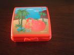 Mooie rood Tupperware brood trommel Dinosaurus, Ophalen of Verzenden, Rood