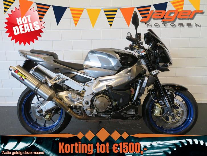 Aprilia TUONO 1000 SUPERSTRAK! AKRA! (bj 2006), Motoren, Motoren | Aprilia, Bedrijf, Naked bike