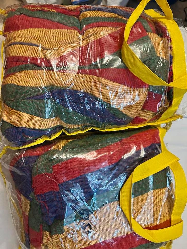 2x Meerpersoons Hangmat - Nieuw & Opvouwbaar, Tuin en Terras, Hangmatten, Nieuw, Meerpersoons, Opvouwbaar, Binnen, Ophalen of Verzenden