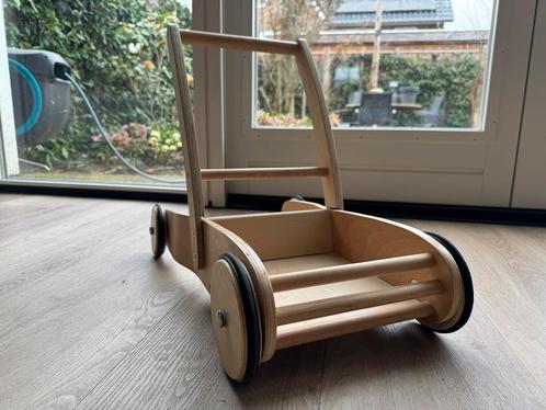 Pinolino loopwagen uli blank, Kinderen en Baby's, Speelgoed | Houten speelgoed, Gebruikt, Duw- of Trekspeelgoed, Ophalen of Verzenden