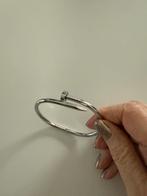 Nieuwe spijker armband kleur zilver, Sieraden, Tassen en Uiterlijk, Armbanden, Ophalen of Verzenden, Nieuw, Zilver