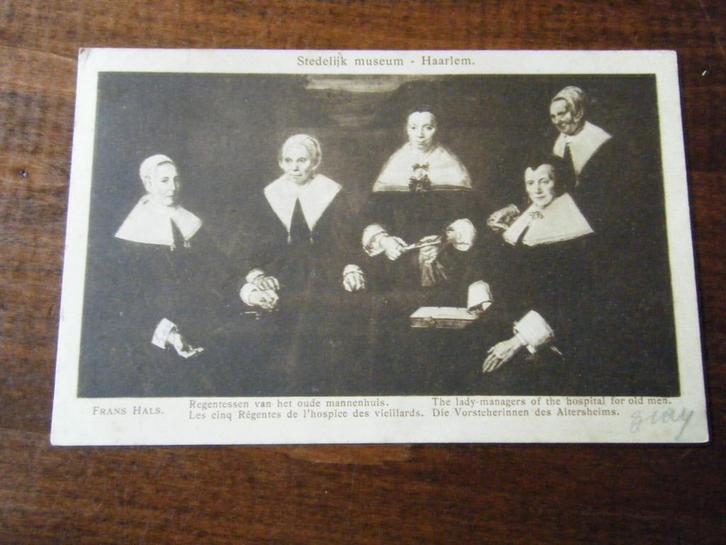 B25 - Haarlem - Frans Hals - Mooi/Oud - 3, Verzamelen, Ansichtkaarten | Nederland, Noord-Holland, 1920 tot 1940, Ophalen of Verzenden