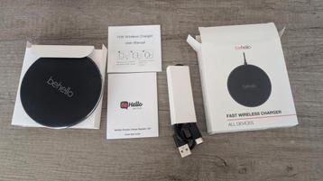 Behello Snelle Draadloze Oplader - Nieuwstaat! beschikbaar voor biedingen