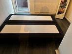 140x200 bed, Huis en Inrichting, Zwart, Tweepersoons, Zo goed als nieuw, 200 cm