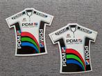 2x Sticker wielrenner trui / PDM Chrome cassettes, Ophalen of Verzenden, Zo goed als nieuw, Merk