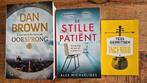 Boekenpakket: Dan Brown, Alex Michaelides, Tess Gerritsen, Ophalen of Verzenden, Gelezen, Dan Brown, Alex Michaelides, Tess Gerritsen