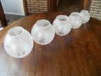 glazen bollen met etswerk, Ophalen, Nieuw, Glas, Klassiek