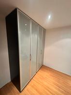 Linnenkast met glazen schuifdeuren, Ophalen, Met plank(en), Gebruikt, 200 cm of meer