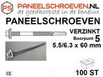 PANEELSCHROEVEN NIET OP VOORRAAD WIJ WEL ZAT., Doe-het-zelf en Verbouw, IJzerwaren en Bevestigingsmiddelen, Ophalen of Verzenden