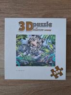 3D puzzel Witte tijgers 500 stukjes, Ophalen of Verzenden, 500 t/m 1500 stukjes, Gebruikt, Legpuzzel