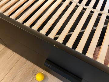 Ikea bedframe lattenbodem brimnes zwart 160x200 - afbeelding 8